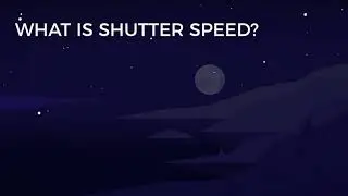 Shutter speed explained - photography basics. 