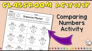 Comparing Numbers Coloring Activity | Place Vale | Fall Math Activities