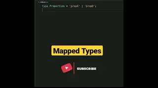 Mapped Types - TypeScript Tutorial 
