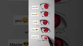 How to draw Sharingan eye #shorts