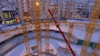 Наш стадион   настоящее произведение инженерного искусства!