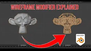 Blender 4.5 Wireframe Modifier Explained, Part 29 Tutorial