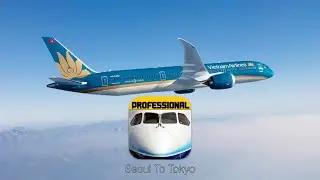 Flight 787 Advanced - Anadolu Vietnam airlines flight Seoul To Tokyo @unitydeveloper