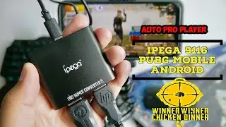 Main game android menggunakan keyboard dan mouse | Tes IPEGA 9116 di PUBG Mobile AUTO CHIKEN