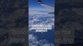 What a fun trip, it's Norway 🤯🗻❄️.   #music #nature #norway #arctic #plane