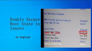 Enabling Secure Boot Status on PC