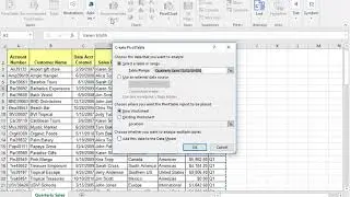 Creating a Pivot Table in Excel