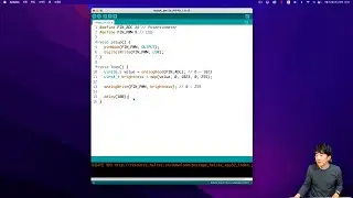 The analog output and input of Arduino