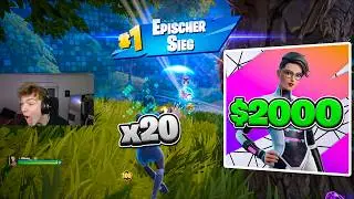 How I won 20 Games in The Zero Build Console Victory Cup FINALS ($2000)💸