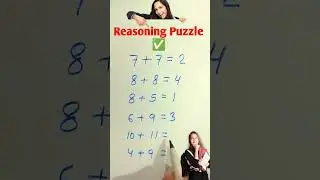 Reasoning Puzzle | 😳✅ #trending #viral #reasoning #maths #eeducation24 #trendingshorts #puzzle 💯