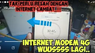 cara mempercepat internet 4G modem router yang lambat