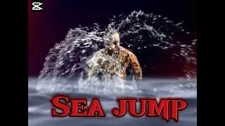 How to create and jump into the sea capcut magic tutorial