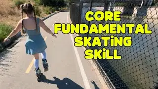 How to 1 foot Glide on Rollerblades 🦩