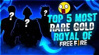 FREEFIRE TOP 5 MOST RARE GOLD ROYALE'S 😱🔥- SAMSUNG A3,A5,A6,A7,J2,J5,J7,S5,S7,S9,A10,A20,A30,A50,FF.