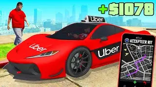 Werken Als TAXICHAUFFEUR In GTA 5!