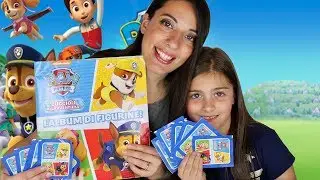 Figurine Paw Patrol apertura bustine e album completo Gedis