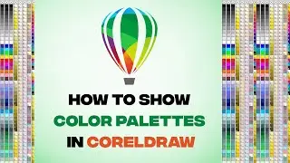 How to Show Color Palettes in CorelDraw | CorelDraw Mein Color Palettes Hide ko Wapas Kaise Laye