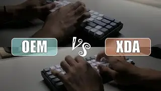 XDA vs OEM | Keychron K6 PBT Retro Keycaps Sound Test