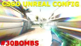 CS:GO BEST UNREAL CONFIG 🔥 500FPS 240HZ 1280x960 STRETCHED 1.3 SENSITIVITY 400DPI (settings + cfg)