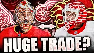 JACOB MARKSTROM TO DETROIT RED WINGS TRADE PROPOSAL: VILLE HUSSO? Calgary Flames Rumours