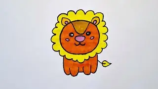 Adım adım Aslan çizimi #drawing Birlikte çizelim