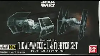 Bandai 1:144 Sienar TIE Advanced X1 (Darth Vader's fighter)