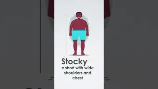 What's Your Body Type? Are you Lanky? Shredded? Jacked? #shorts