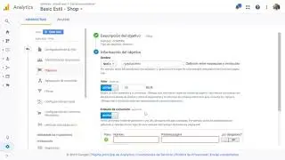 Crear objetivos con pagina final ( compra, gracias, enviado,...) en Google Analytics