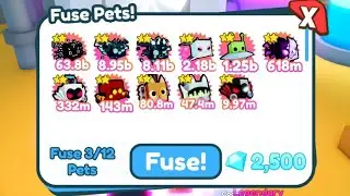 What Happens When You FUSE Every LEGENDARY PET On Tech World (Pet Simulator X)