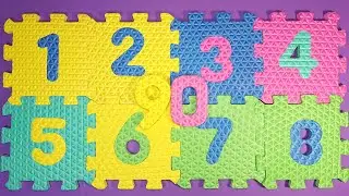 Выучим Числа с помощью Ева Пазл от 1 до 10 | Kids Rainbow ABV