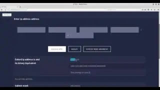 How to calculate network, subnet mask of Ip address using IP TOOL