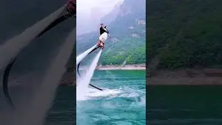 Flyboard is so fun 😄👍 Adventure flying on water 