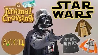 Top 20 Star Wars Clothes! Clothes In Animal Crossing (R2D2, Darth Vader and 2 BONUS!) [Design Codes]