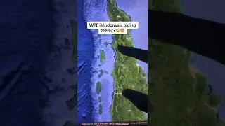 I found giant footprint on google earth 😱
