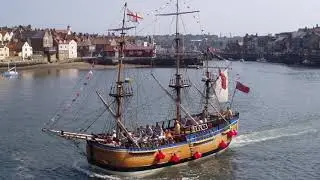 Drone footage of Whitby
