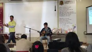 Playing Tokyo Ghoul unravel on guitar at my school...