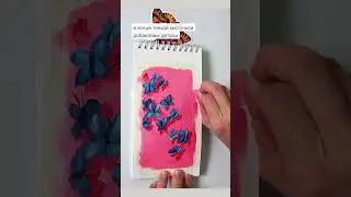бабочки акрилом
