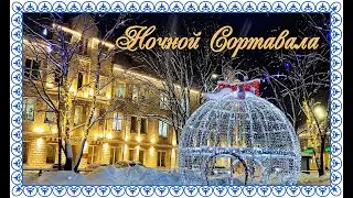 Ночной Сортавала. Январь 2024, Карелия | Night Sortavala. January 2024, Karelia