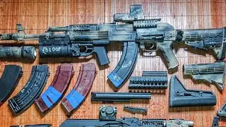 Airsoft Spring Modded AK-47 with real mag