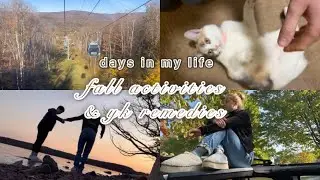 FALL FOLIAGE SCENIC RIDE! 🍁+ yk meditations - day in my life.