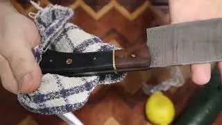 Ebay Damascus knife (review) @MohawkMyke  #eday #damascus