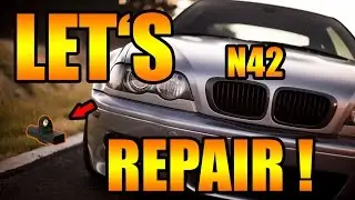 Let's Repair BMW - E46 N42 crankshaft sensor change  [BMW E46 4 cyl. N42] DIY
