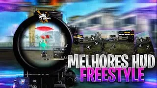INCOMPARÁVEL!! 👾 TOP 5 MELHORES HUD FREESTYLE FREE FIRE| HUD COMPLETO!