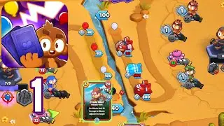 Bloons Card Storm - Part 1 - Gameplay Walkthrough - Tutorial (Android, iOS)