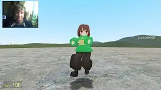 Чара танцует Kazotsky Kick из Team Fortress 2 XD