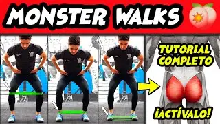 MONSTER WALK 🍑🔥 ACTIVATE your GLUTEUS MEDIUS with this Exercise