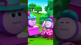 Five Little Trains, Train Song #trending #nurseryrhymes #shorts #babysongs #kidsmusic #bobthetrain
