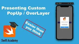 Custom PopUp Overlayer View - Swift - UIKit