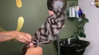 HOW TO: 5 Strand Braid Ponytail/Updo (Black Brides TUNE IN!)