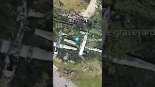 Crash plane on google earth. #shorts